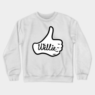 Men name Willie Crewneck Sweatshirt